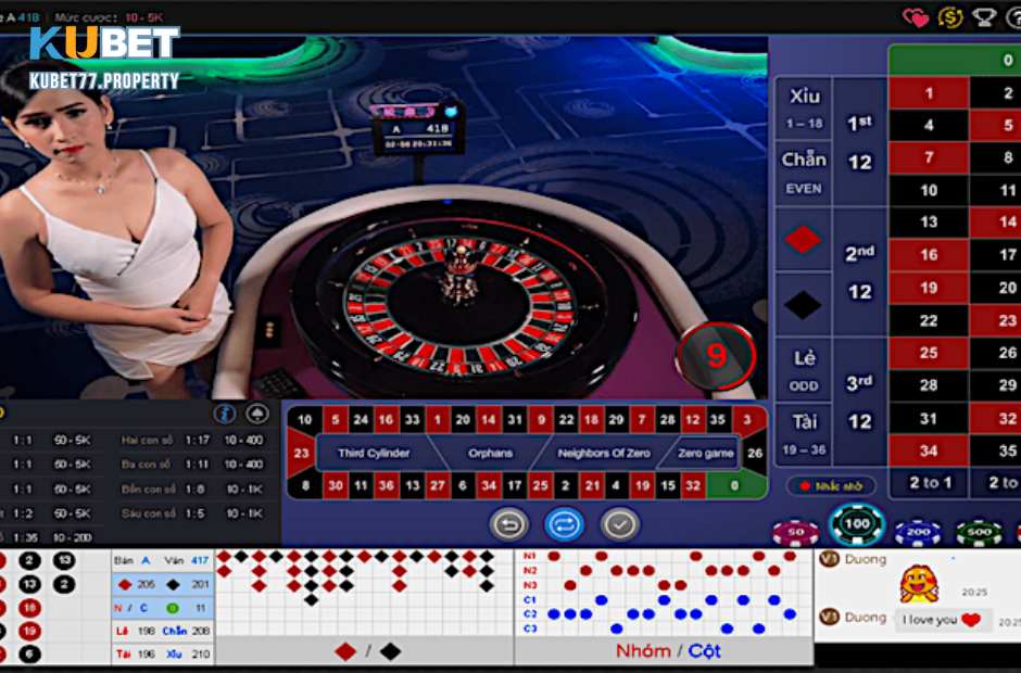 Các quy tắc cược Roulette Kubet77 cần nhớ